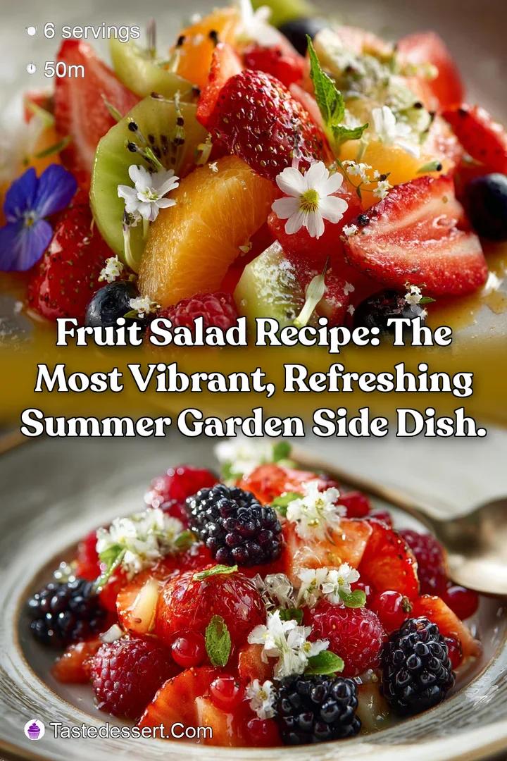 Fruit Salad Recipe: The most vibrant refreshing summer garden side dish.
