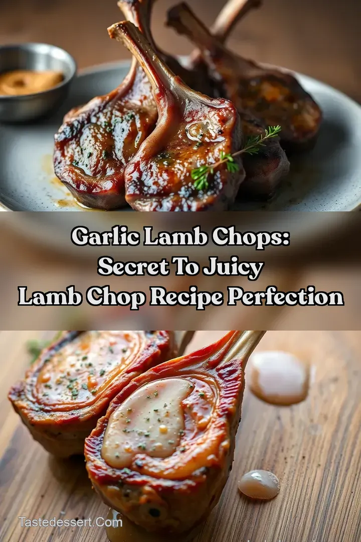 Garlic Lamb Chops: Secret to Juicy Lamb Chop Recipe Perfection : PIN FOR LATER Garlic Lamb Chops: Secret to Juicy Lamb Chop Recipe Perfection