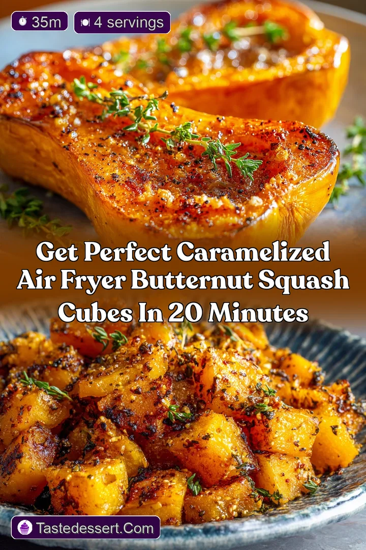 Get Perfect Caramelized Air Fryer Butternut Squash Cubes in 20 Minutes