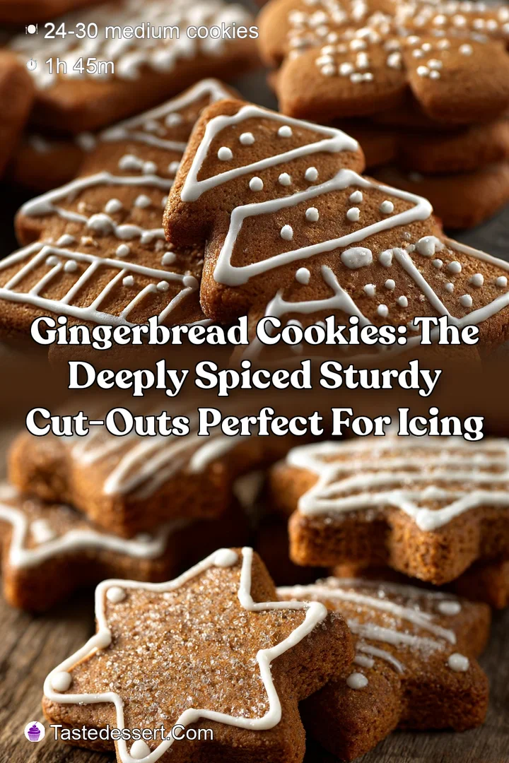 Gingerbread Cookies: The Deeply Spiced Sturdy Cut-Outs Perfect for Icing