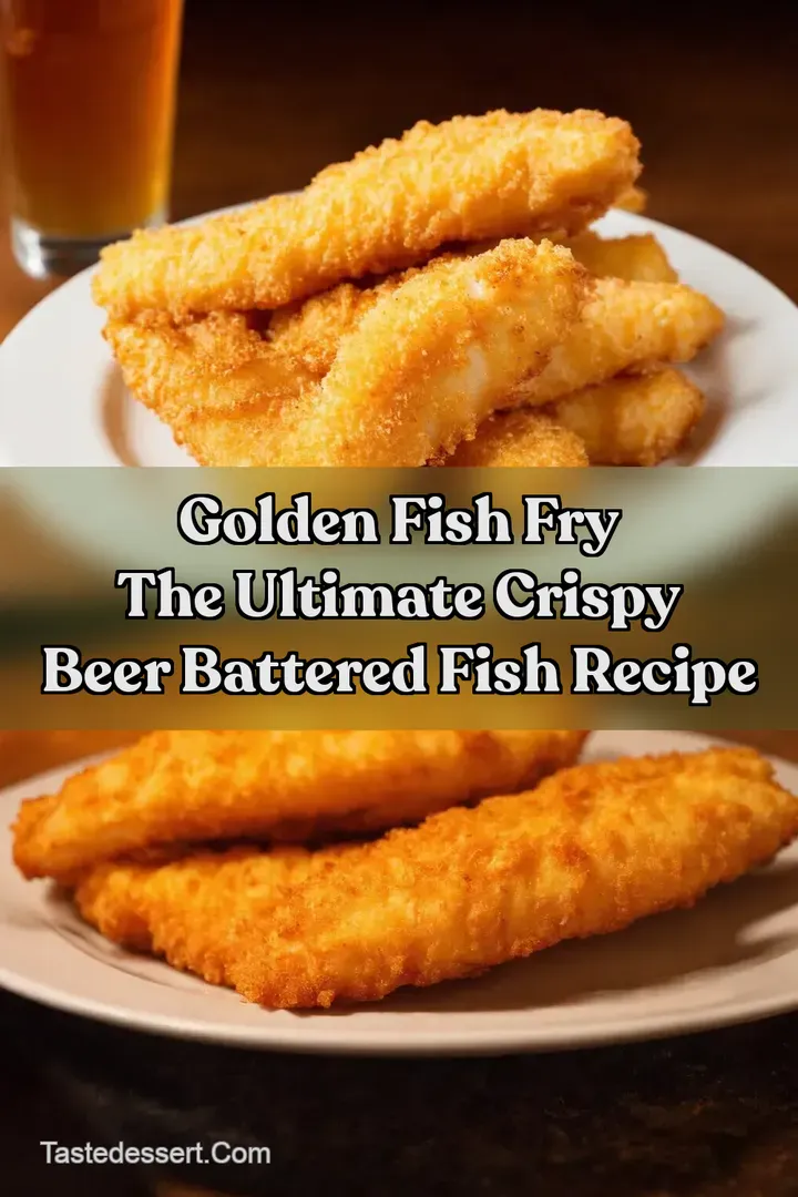 Golden Fish Fry The Ultimate Crispy Beer Battered Fish Recipe