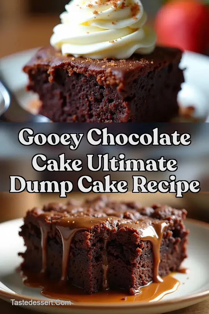 Gooey Chocolate Cake Ultimate Dump Cake Recipe