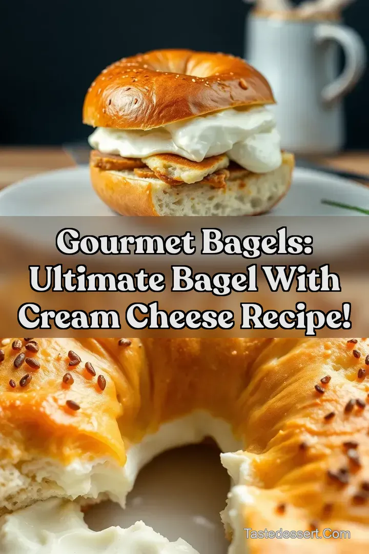 Gourmet Bagels: Ultimate Bagel with Cream Cheese Recipe!