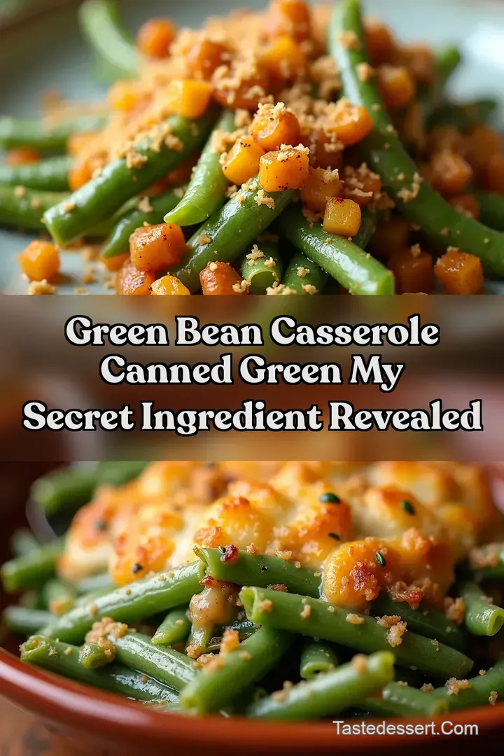 Green Bean Casserole canned green My Secret Ingredient REVEALED