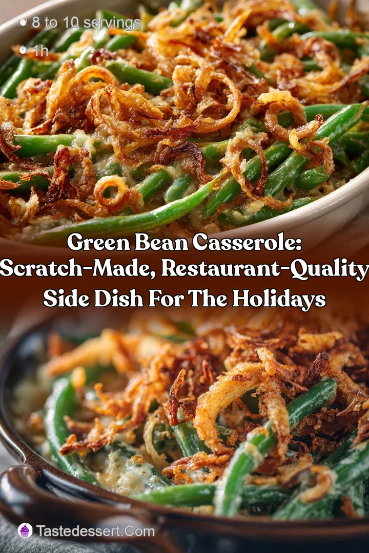 Green Bean Casserole: Scratch-Made Restaurant-Quality Side Dish for the Holidays