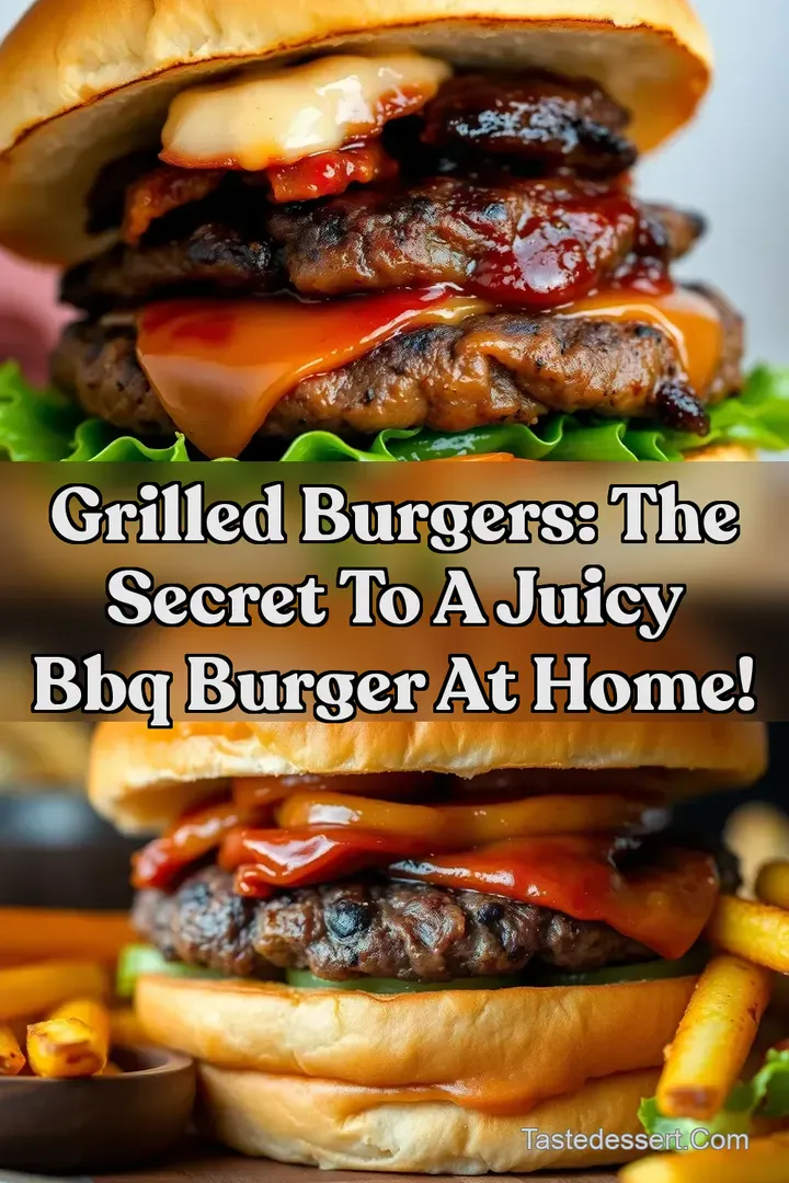 Grilled Burgers: The Secret to a Juicy BBQ Burger at Home! : PIN FOR LATER Grilled Burgers: The Secret to a Juicy BBQ Burger at Home!