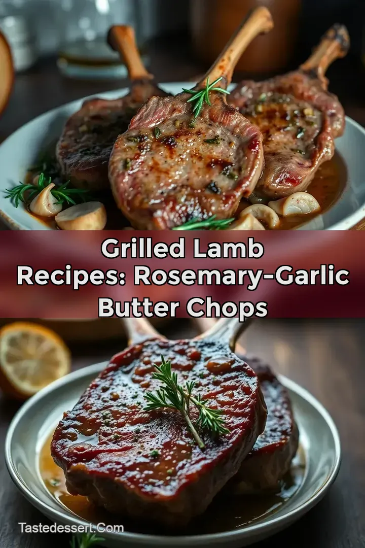 Grilled Lamb Recipes: Rosemary-Garlic Butter Chops