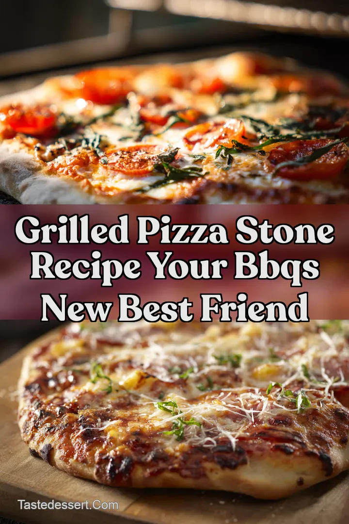 Grilled Pizza Stone Recipe Your BBQs New Best Friend : PIN FOR LATER Grilled Pizza Stone Recipe Your BBQs New Best Friend