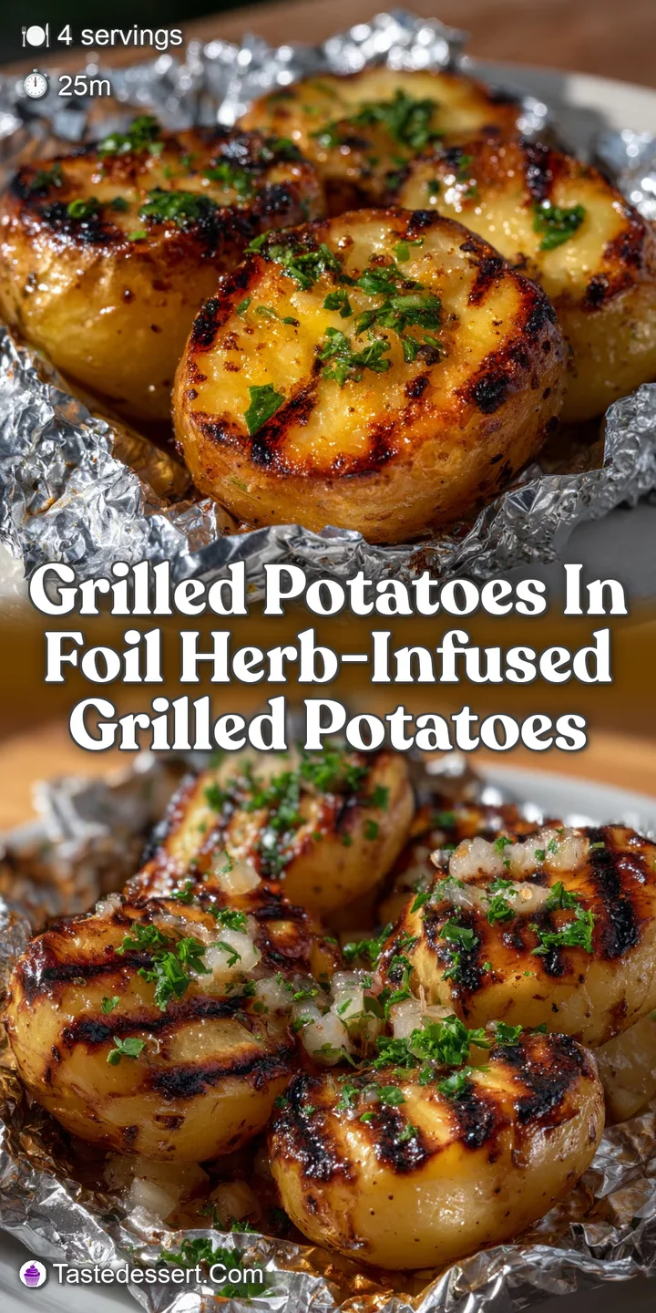 Grilled Potatoes in Foil Herb-infused Grilled Potatoes