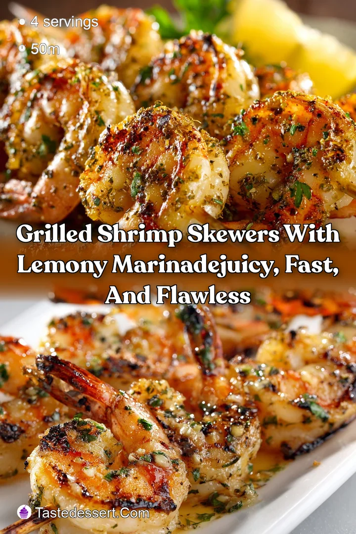 Grilled Shrimp Skewers with Lemony MarinadeJuicy Fast and Flawless