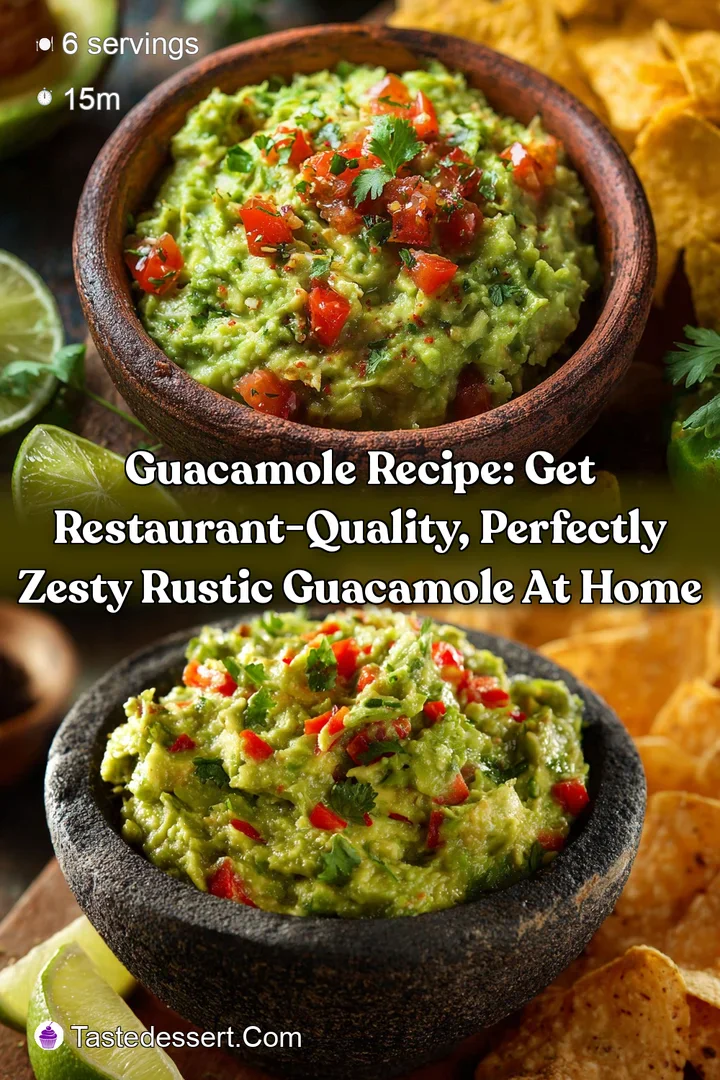 Guacamole Recipe: Get Restaurant-Quality Perfectly Zesty Rustic Guacamole at Home