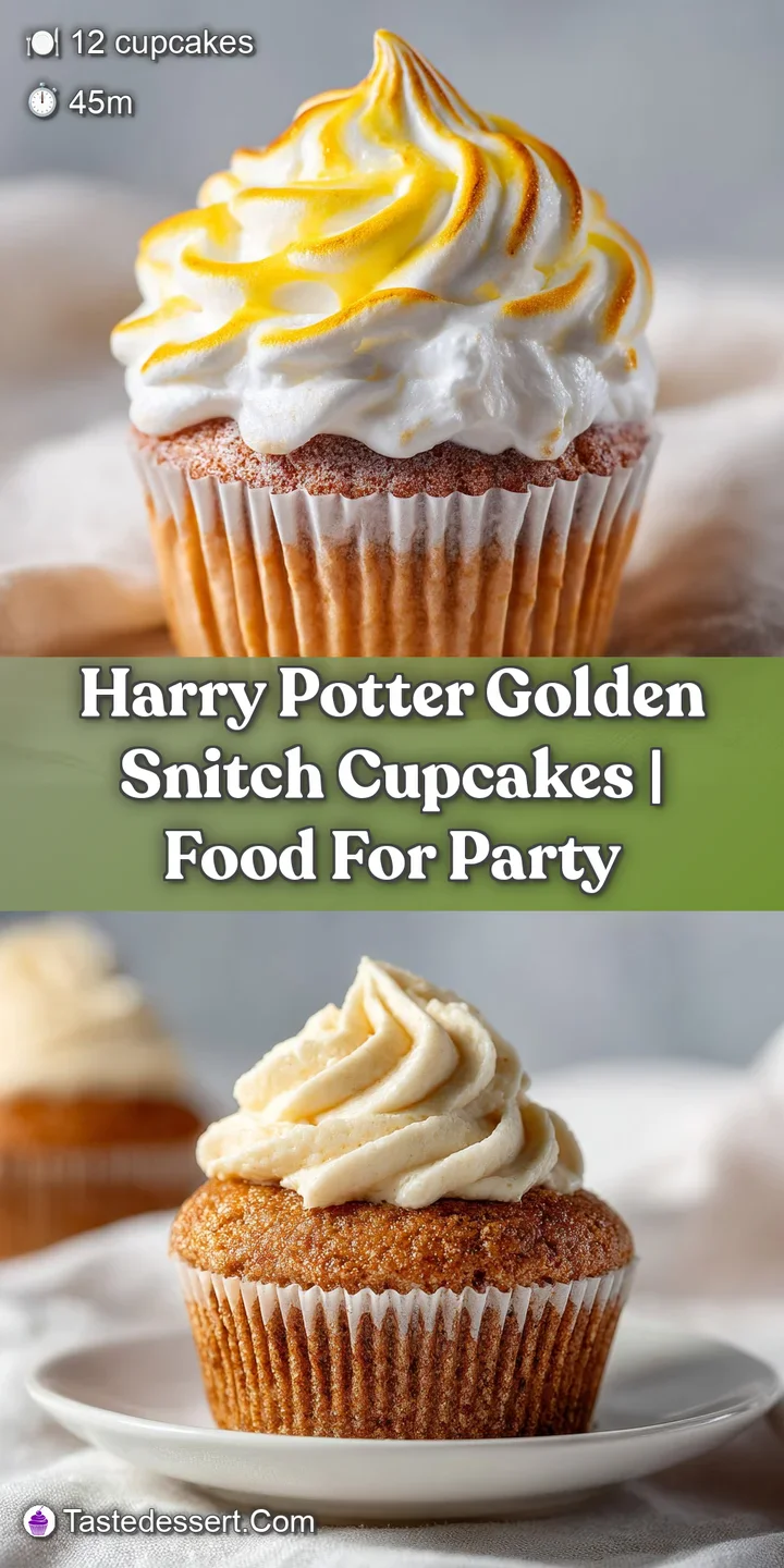 Close-up of a golden cupcake, smooth frosting catching the light, delicate, edible wings adding a touch of magic. Irresist...