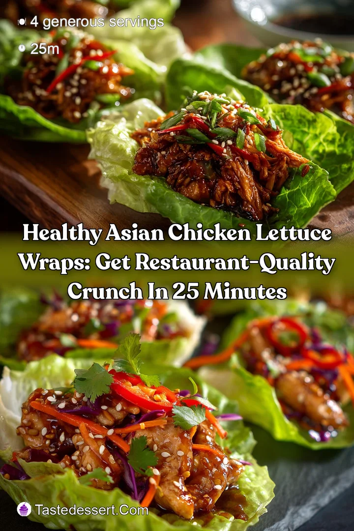 Healthy Asian Chicken Lettuce Wraps: Get Restaurant-Quality Crunch in 25 Minutes