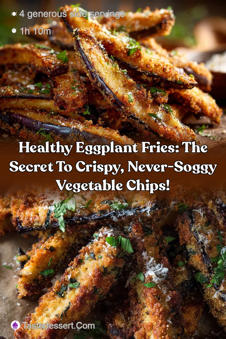 Healthy Eggplant Fries: The Secret to Crispy Never-Soggy Vegetable Chips!