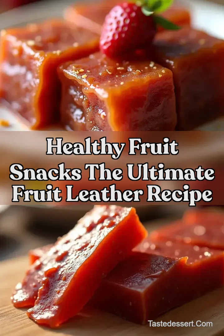 Healthy Fruit Snacks The Ultimate Fruit Leather Recipe