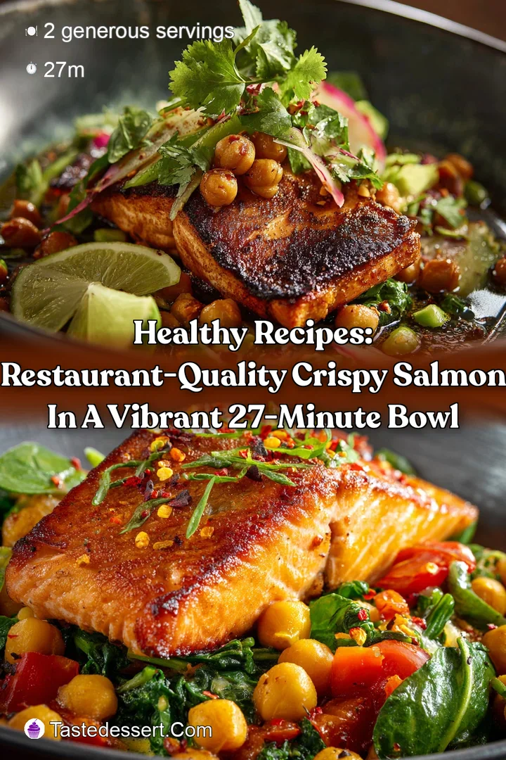 Healthy Recipes: Restaurant-Quality Crispy Salmon in a Vibrant 27-Minute Bowl