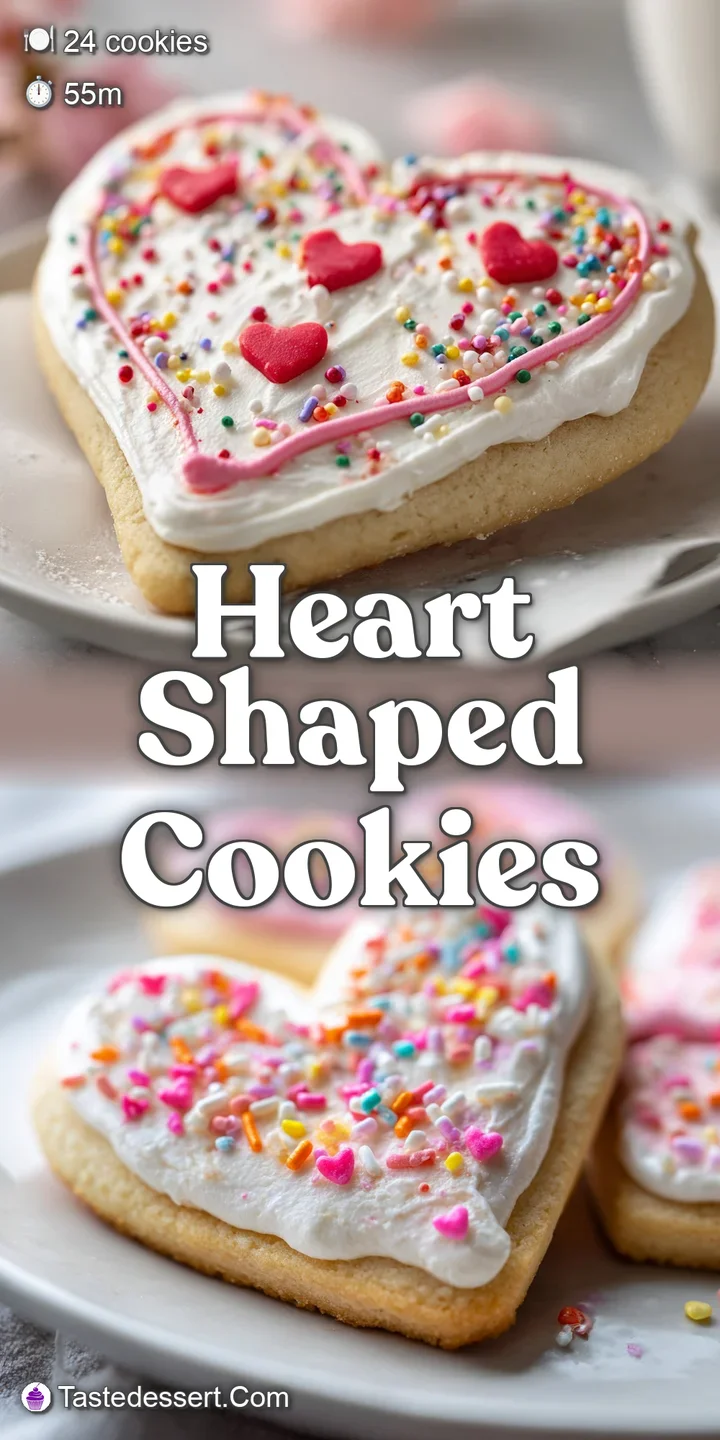 Up-close, detailed shot of a sugar cookie's glossy, smooth royal icing with delicate piped hearts and swirls in varying sh...