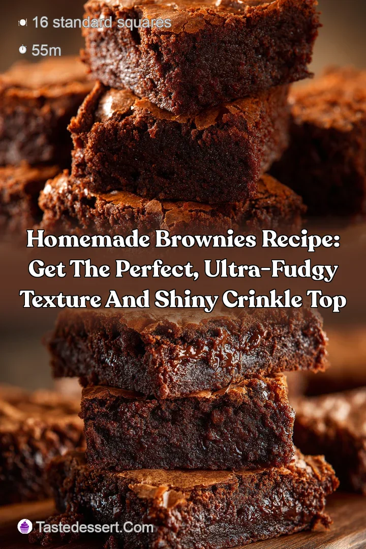 Homemade Brownies Recipe: Get the Perfect Ultra-Fudgy Texture and Shiny Crinkle Top