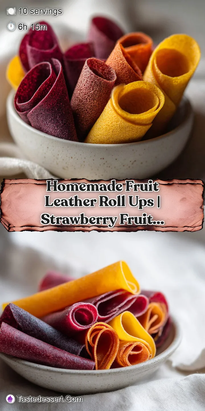 A close-up of translucent, chewy strawberry fruit leather, unfurling gently to reveal its delicate texture.