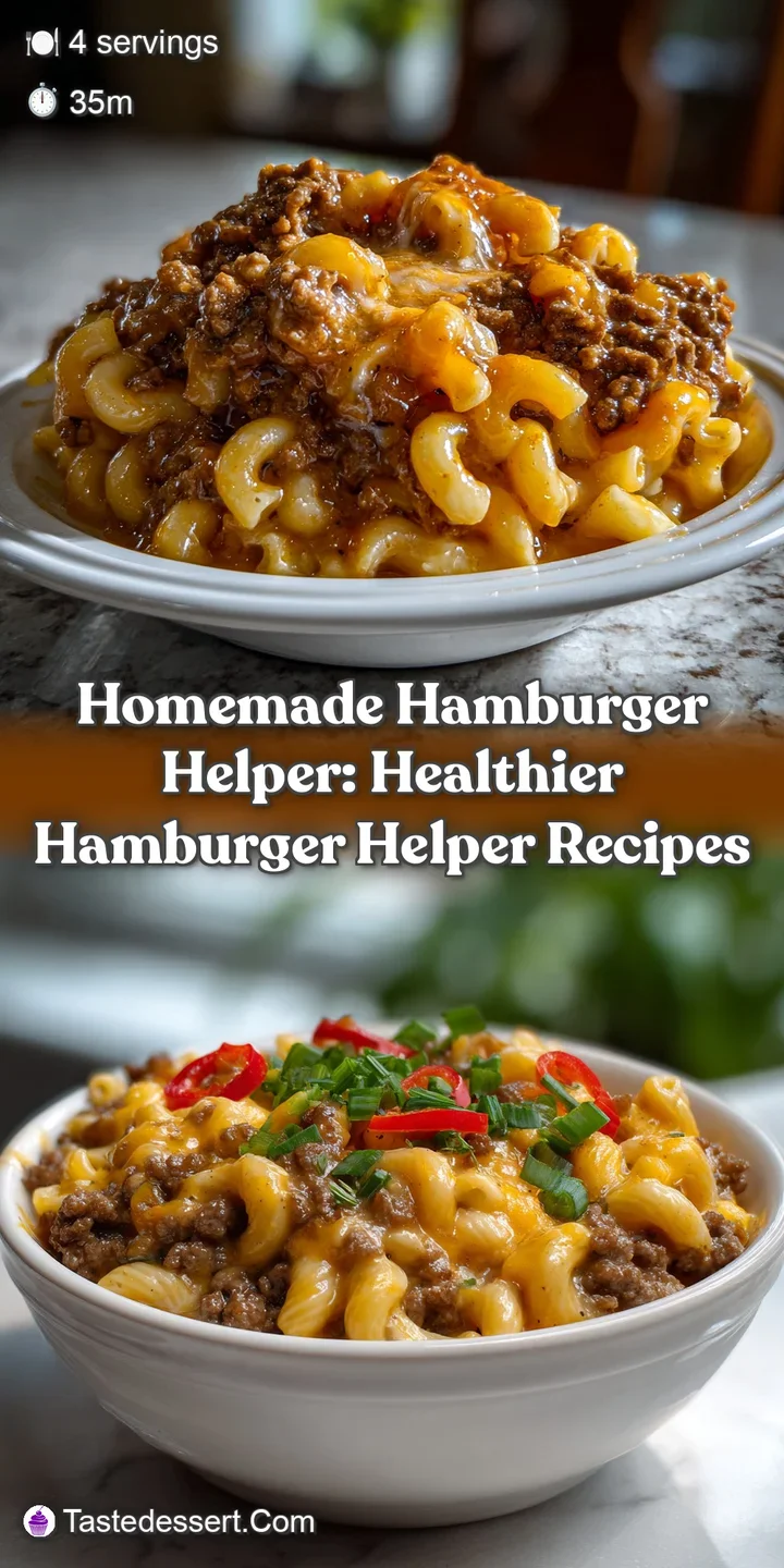 Homemade Hamburger Helper: Healthier Hamburger Helper Recipes