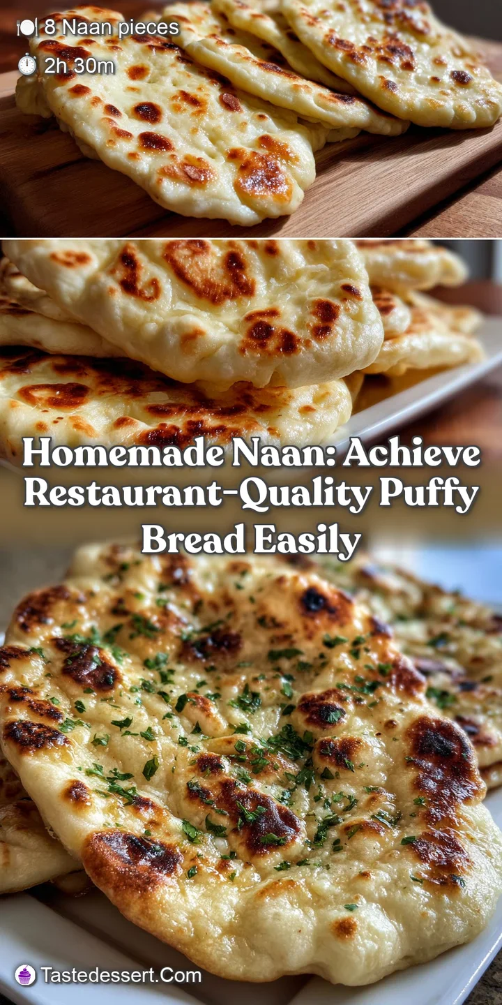 Homemade Naan: Achieve Restaurant-Quality Puffy Bread Easily