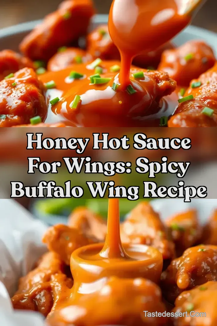 Honey Hot Sauce For Wings: Spicy Buffalo Wing Recipe : PIN FOR LATER Honey Hot Sauce For Wings: Spicy Buffalo Wing Recipe
