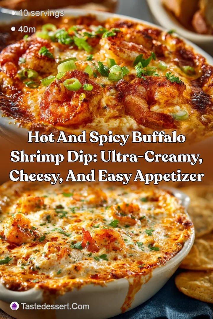 Hot and Spicy Buffalo Shrimp Dip: Ultra-Creamy Cheesy and Easy Appetizer