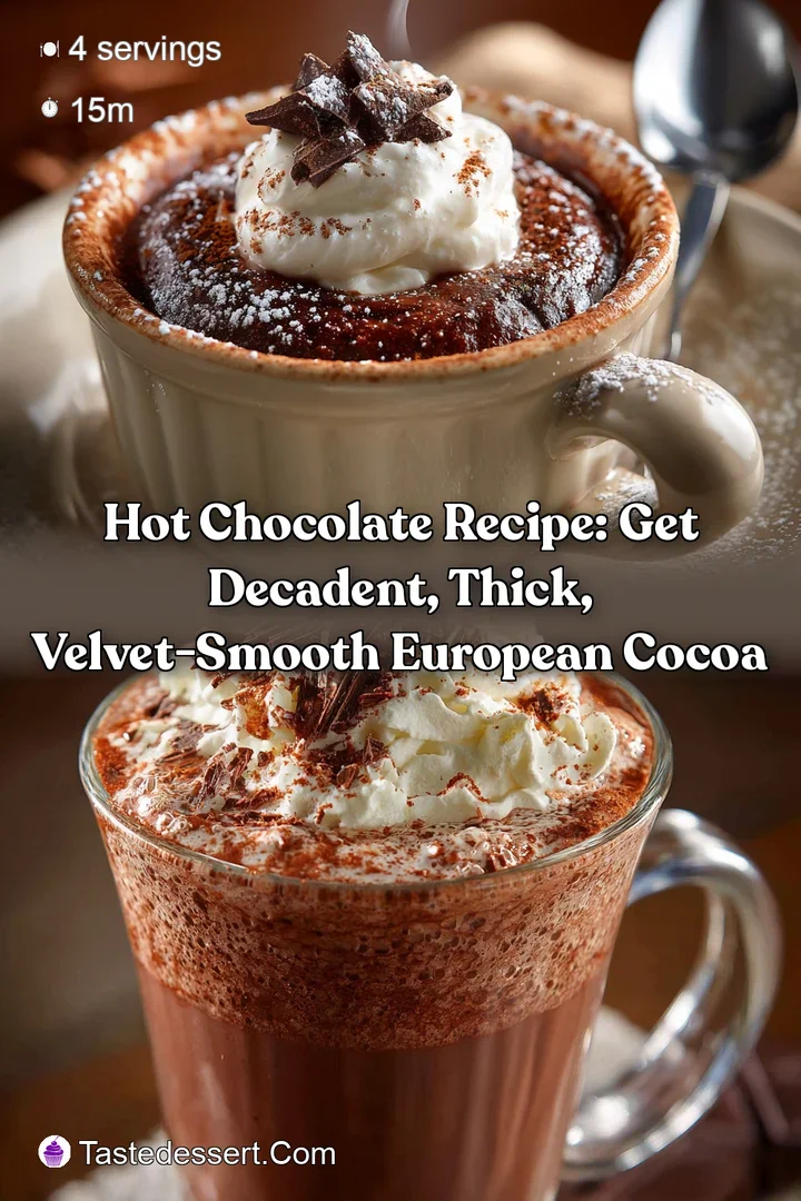 Hot Chocolate Recipe: Get Decadent Thick Velvet-Smooth European Cocoa