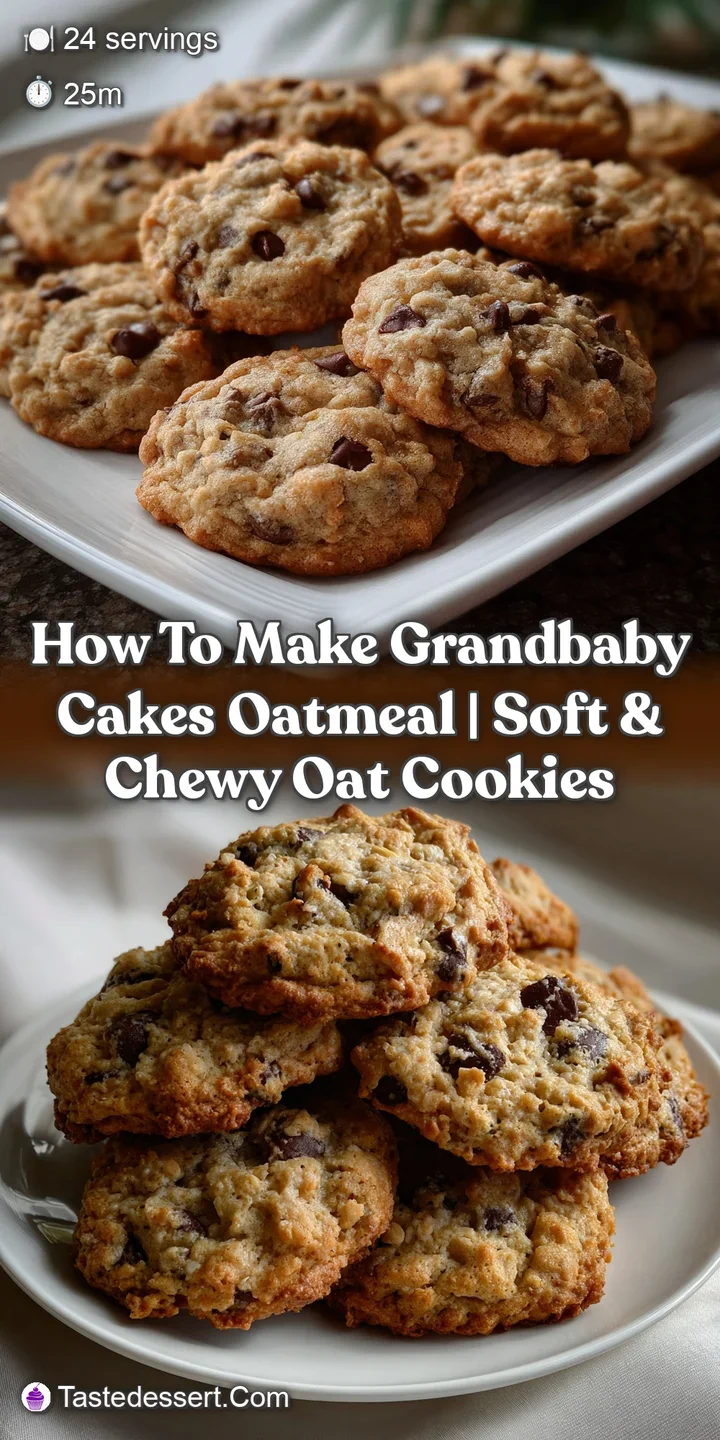 How to Make Grandbaby Cakes Oatmeal | Soft & Chewy Oat Cookies