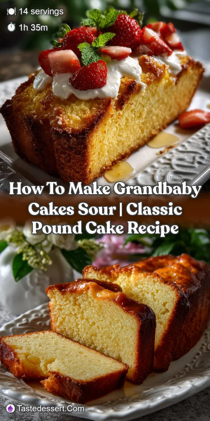 How to Make Grandbaby Cakes Sour | Classic Pound Cake Recipe