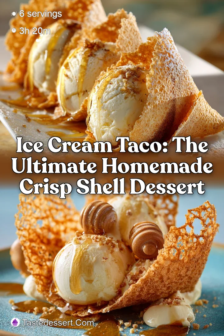 Ice Cream Taco: The Ultimate Homemade Crisp Shell Dessert