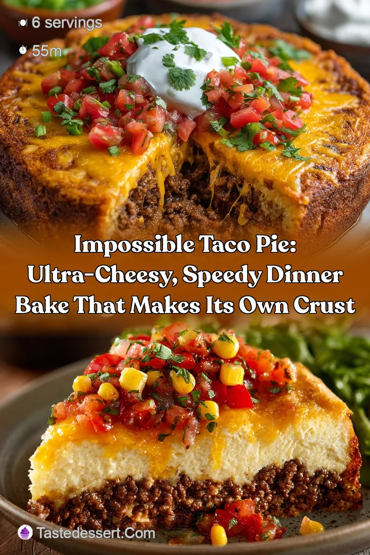 Impossible Taco Pie: Ultra-Cheesy Speedy Dinner Bake That Makes Its Own Crust