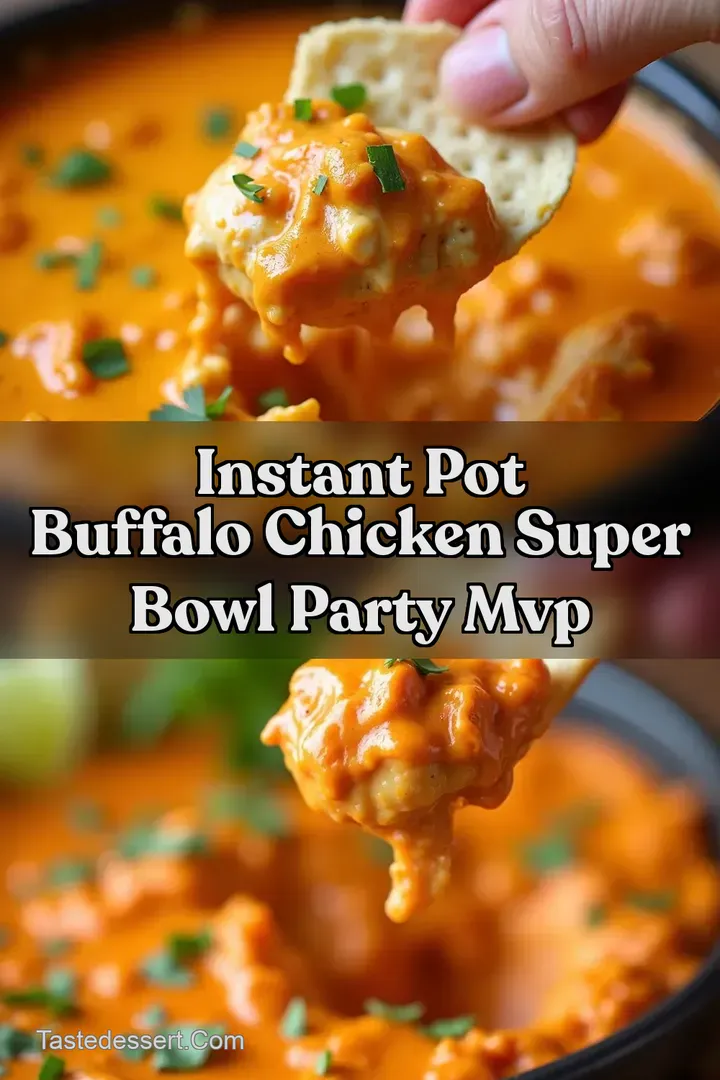 Instant Pot Buffalo Chicken Super Bowl Party MVP