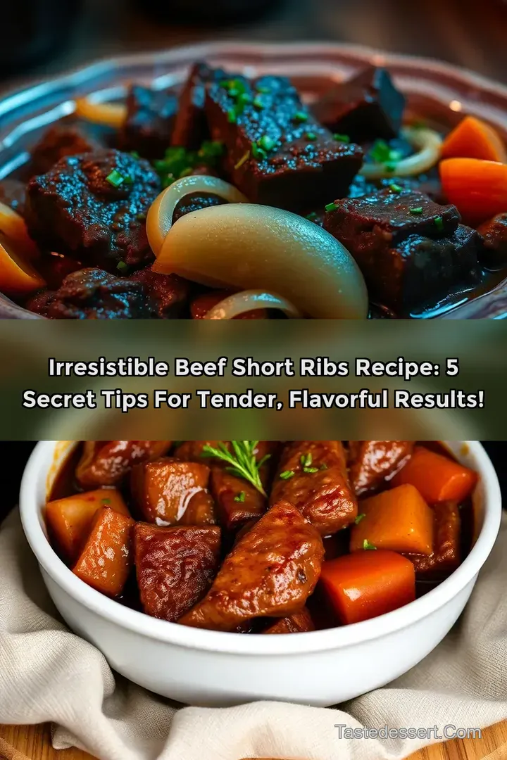 Irresistible Beef Short Ribs Recipe: 5 Secret Tips for Tender Flavorful Results!