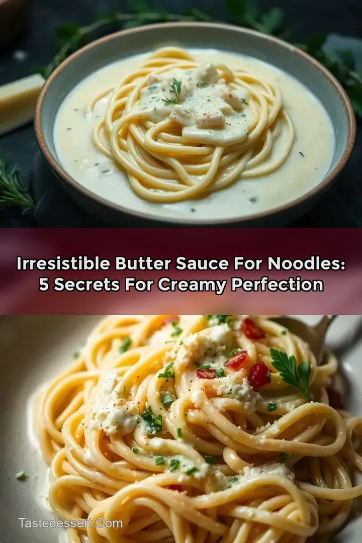 Irresistible Butter Sauce for Noodles: 5 Secrets for Creamy Perfection