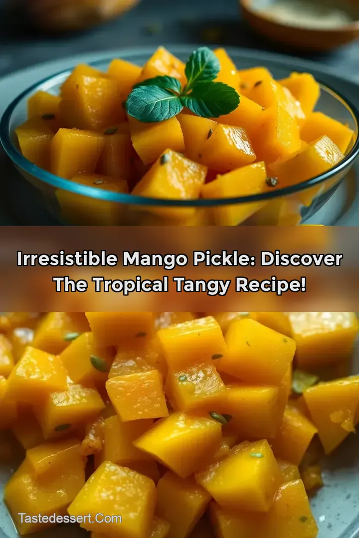 Irresistible Mango Pickle: Discover the Tropical Tangy Recipe!