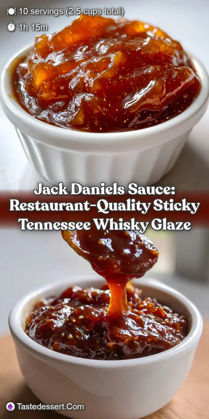 Jack Daniels Sauce: Restaurant-Quality Sticky Tennessee Whisky Glaze