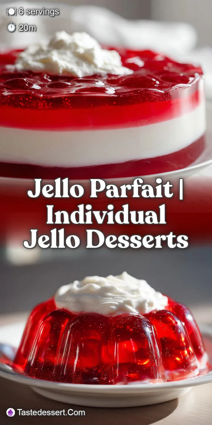 Macro shot of shimmering, translucent fruit layers topped with a dollop of rich, velvety white whipped cream.