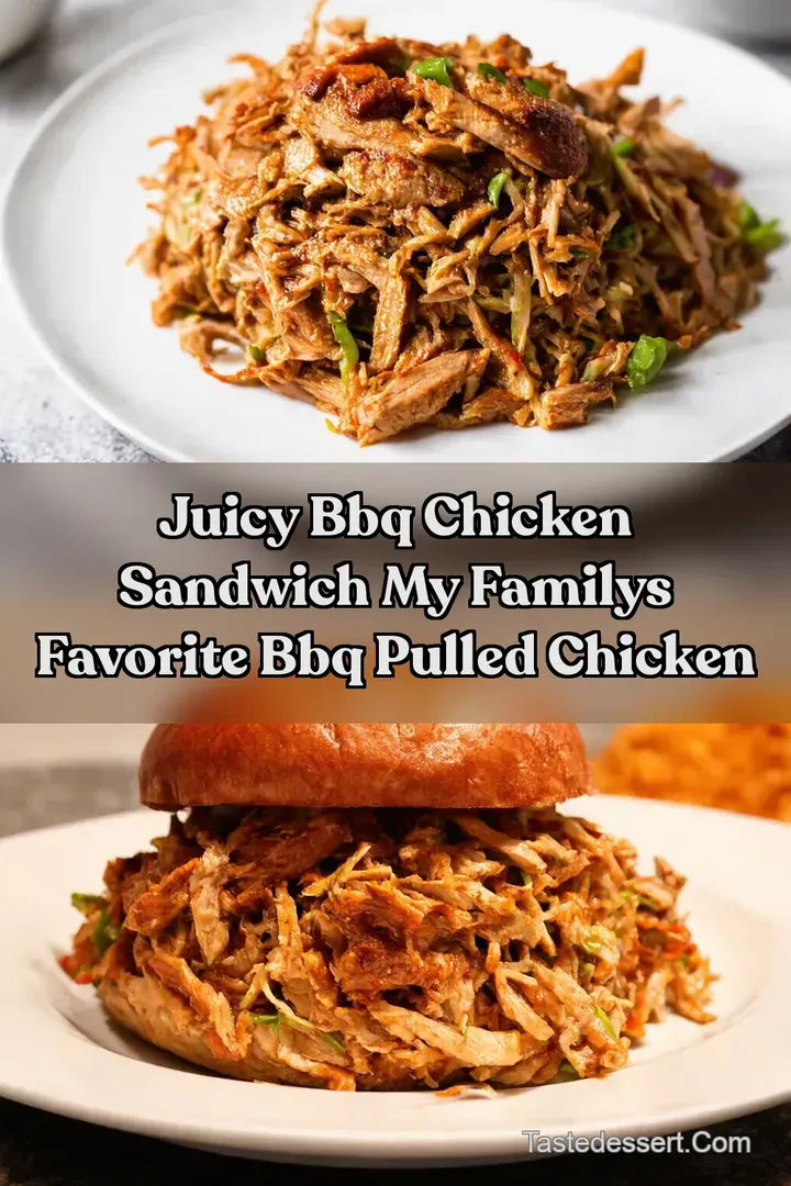 Juicy BBQ Chicken Sandwich My Familys Favorite BBQ Pulled Chicken