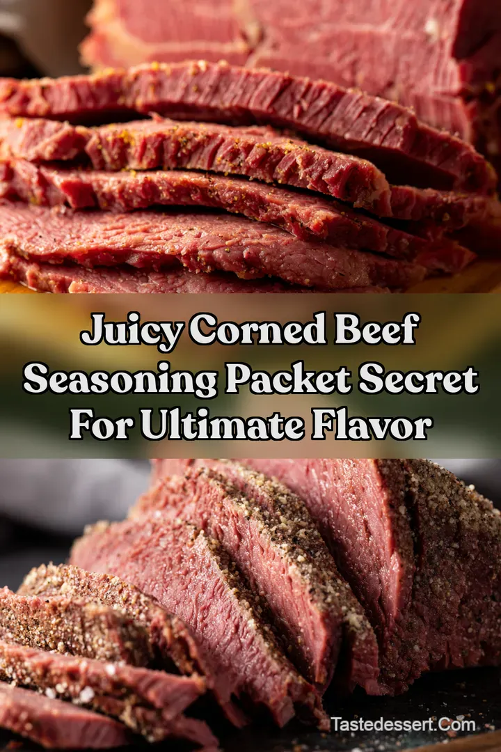 Juicy Corned Beef Seasoning Packet Secret for Ultimate Flavor : PIN FOR LATER Juicy Corned Beef Seasoning Packet Secret for Ultimate Flavor