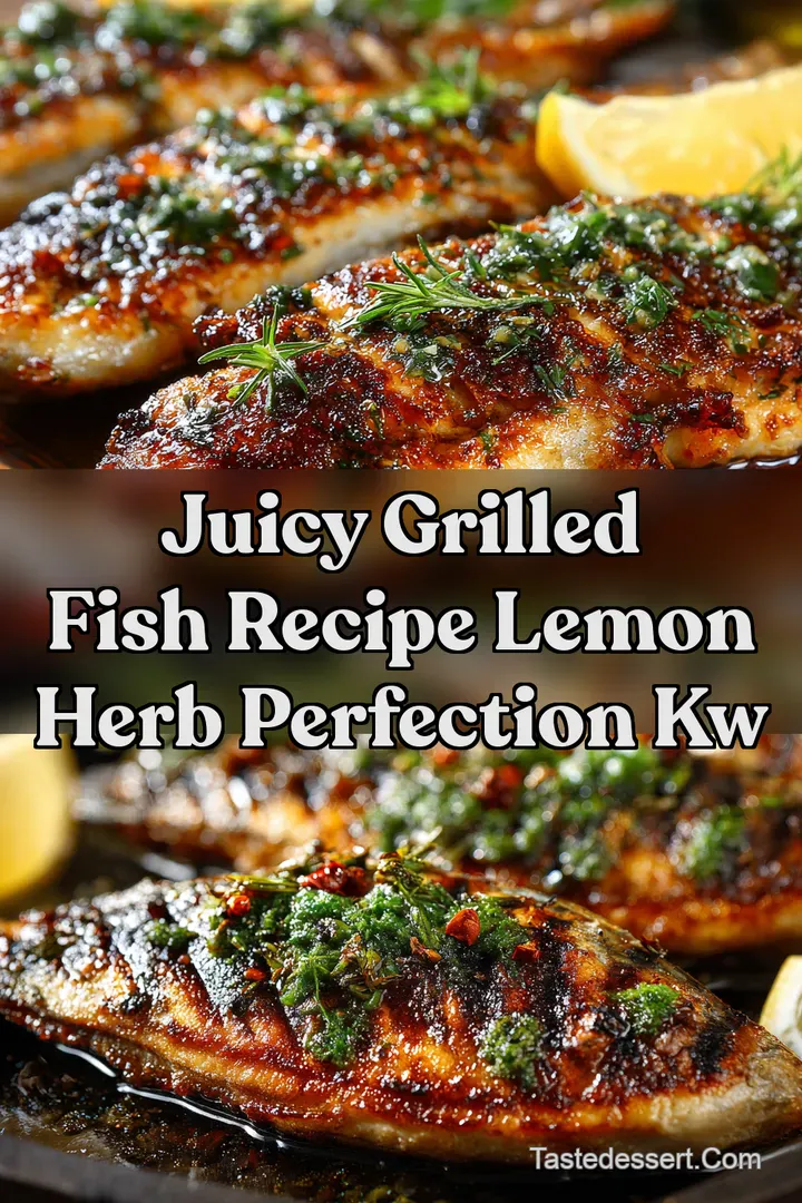 Juicy Grilled Fish Recipe Lemon Herb Perfection kw