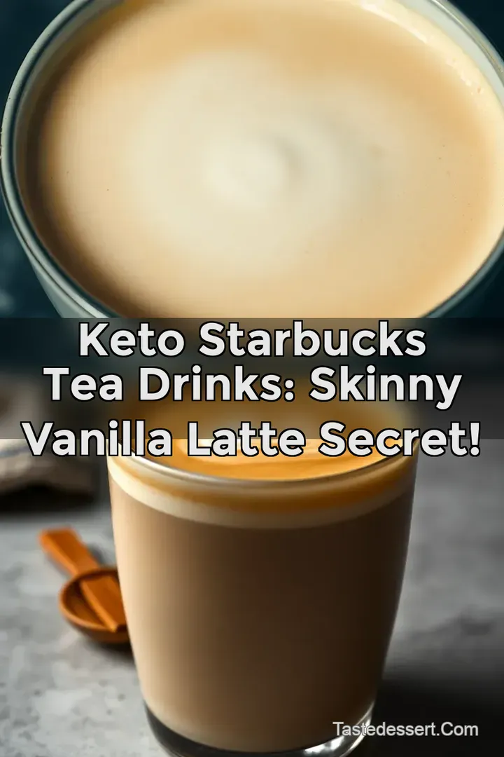 Keto Starbucks Tea Drinks: Skinny Vanilla Latte Secret!