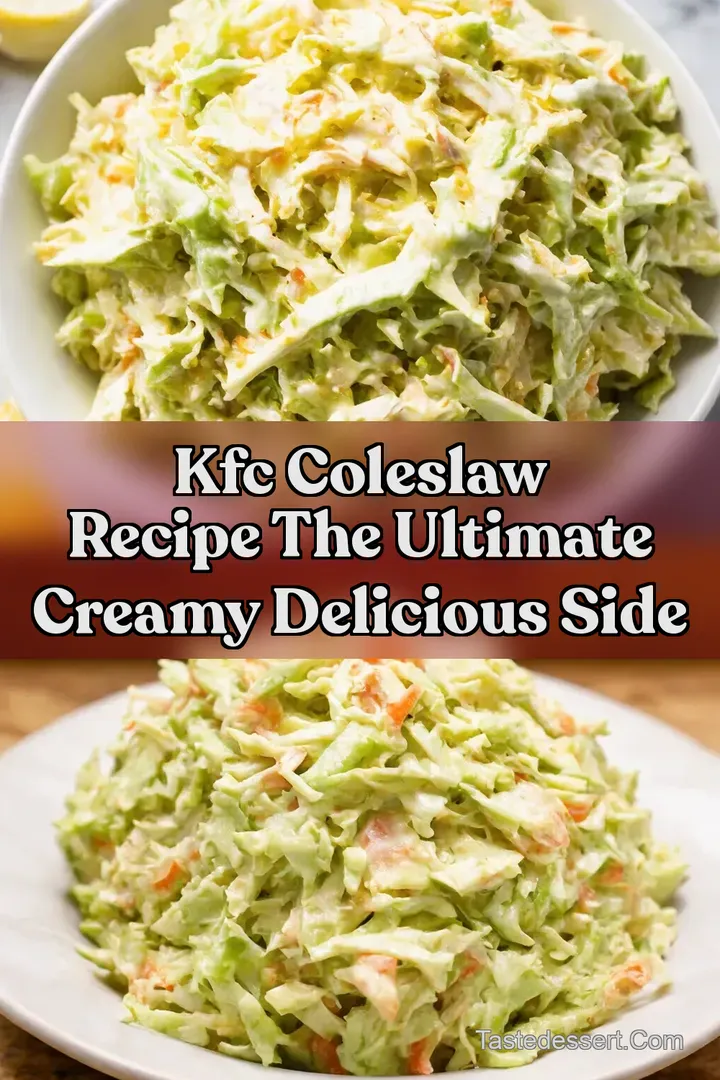 KFC Coleslaw Recipe The Ultimate Creamy Delicious Side