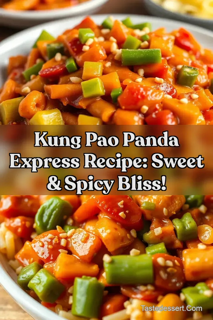 Kung Pao Panda Express Recipe: Sweet & Spicy Bliss! : PIN FOR LATER Kung Pao Panda Express Recipe: Sweet & Spicy Bliss!