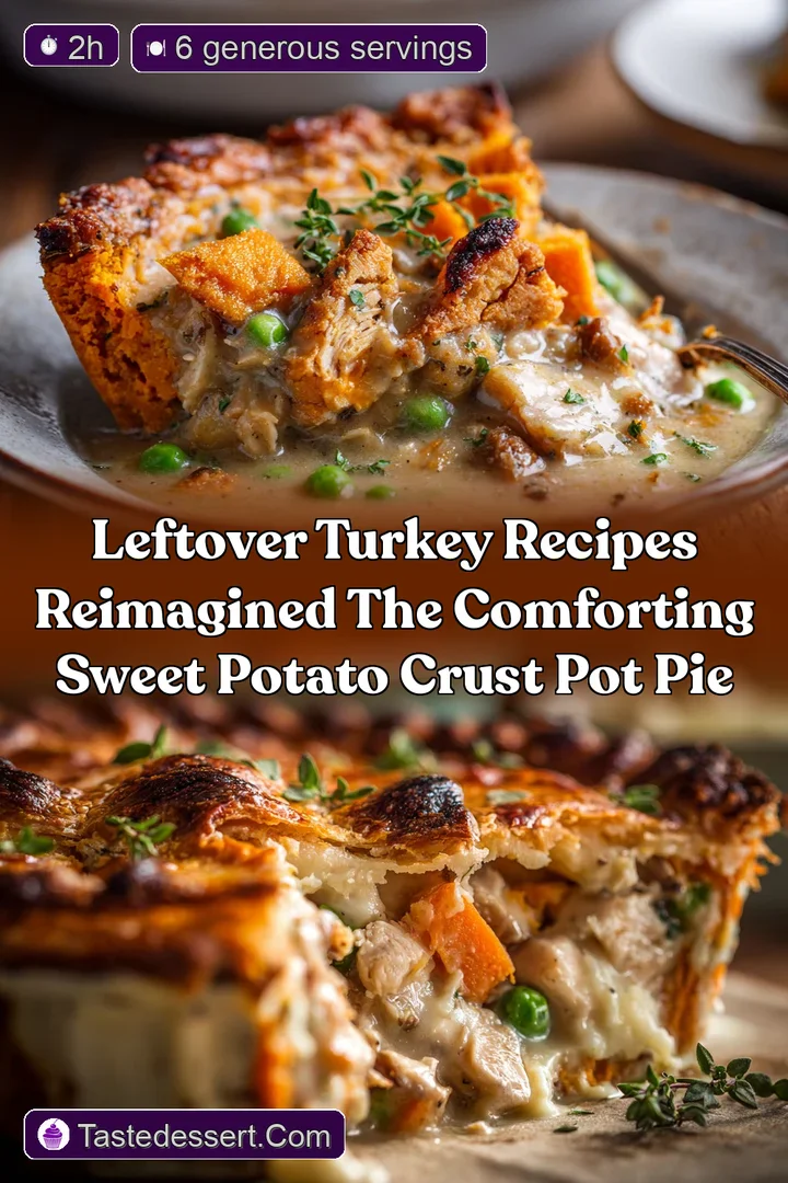 Leftover Turkey Recipes Reimagined The Comforting Sweet Potato Crust Pot Pie