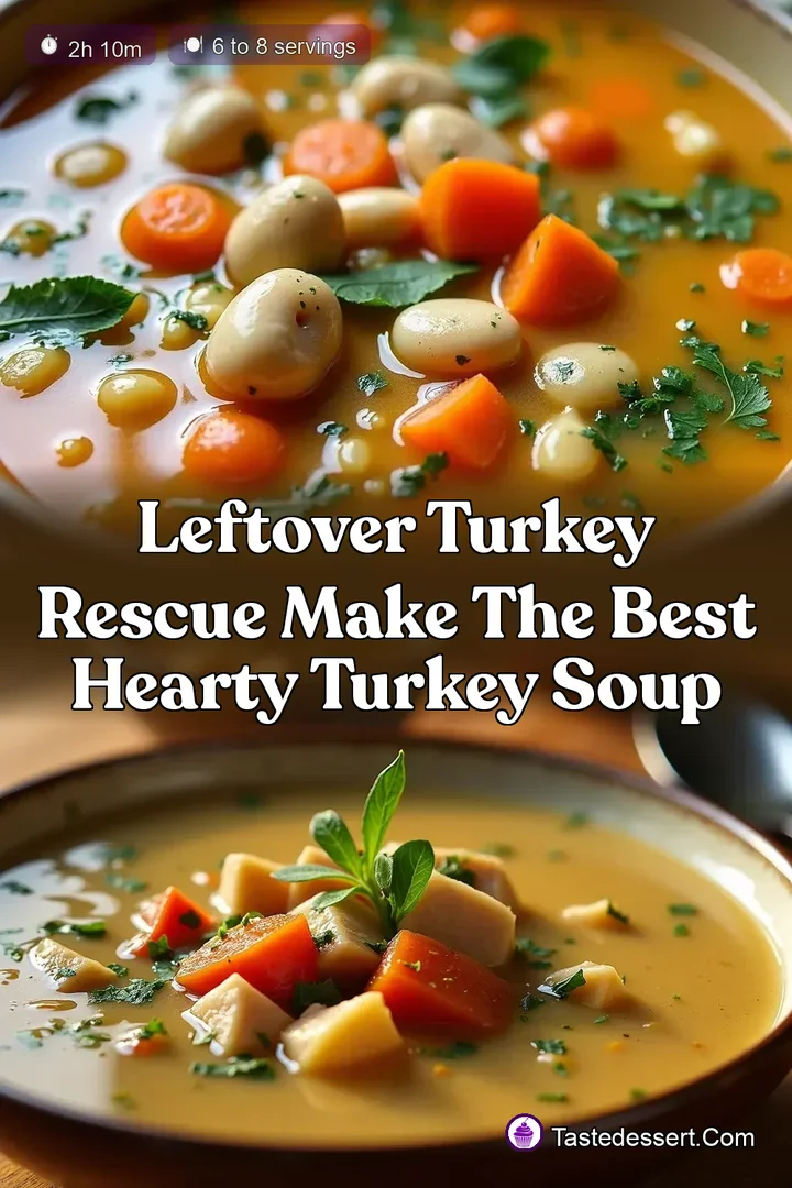 Leftover Turkey Rescue Make the Best Hearty Turkey Soup