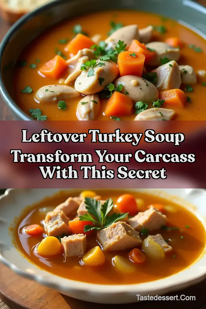 Leftover Turkey Soup Transform Your Carcass with This Secret