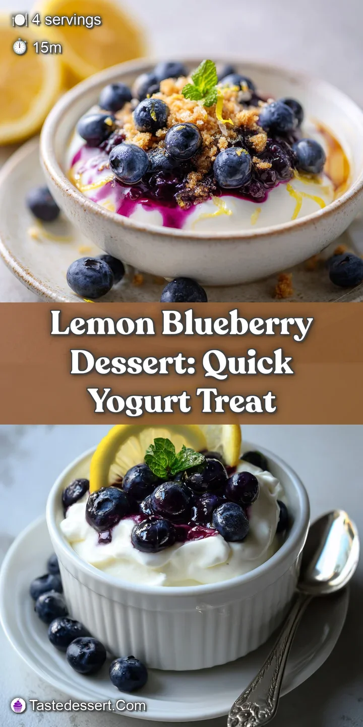 Close-up captures the vibrant blueberries nestled in a creamy lemon filling, topped with a perfectly golden and crisp crum...