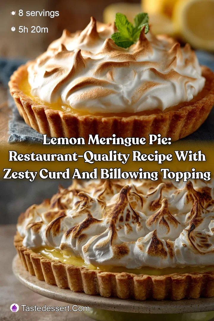 Lemon Meringue Pie: Restaurant-Quality Recipe with Zesty Curd and Billowing Topping