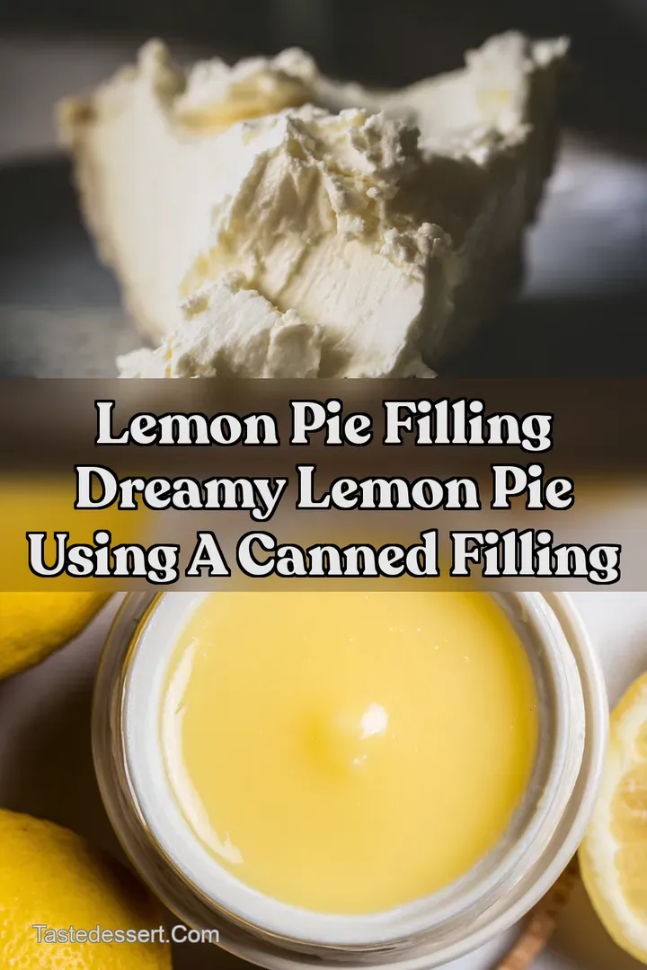 Lemon Pie Filling Dreamy Lemon Pie Using a Canned Filling : PIN FOR LATER Lemon Pie Filling Dreamy Lemon Pie Using a Canned Filling